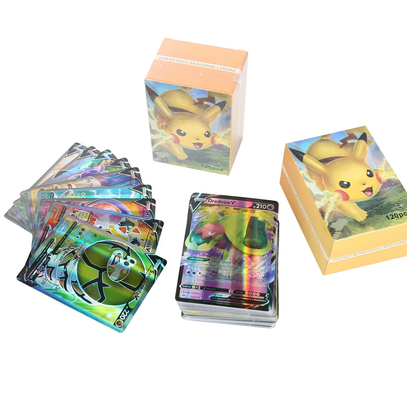 60/100Pcs English Pokemon Cards GX Tag Team Vmax EX Mega Shining Game Battle Carte Trading Collection Cards Toys Children Gifts