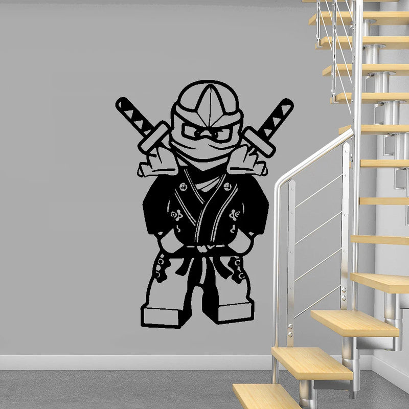 NEW Wall Stickers Ninja Decals For Kids Rooms Sticker Vinyl Wall Art Decal наклейки на стену muursticker