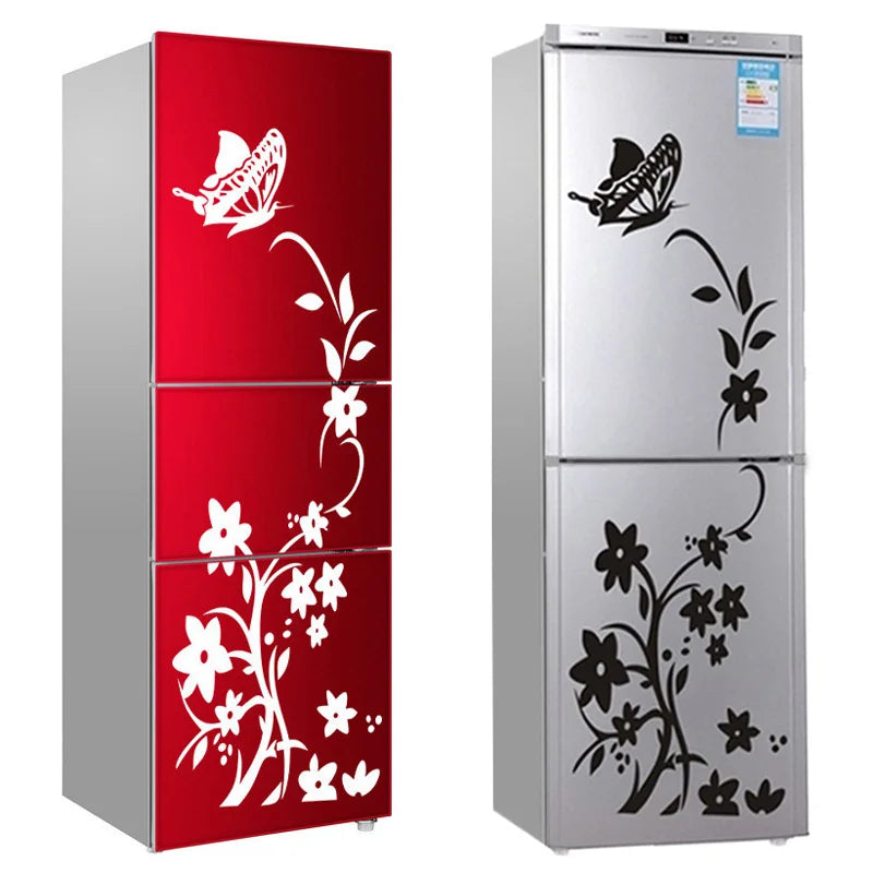 High Quality Wall Sticker Refrigerator Sticker Butterfly Pattern Wall Stickers Home Decor Wallpaper Bedroom Decor Free Shipping