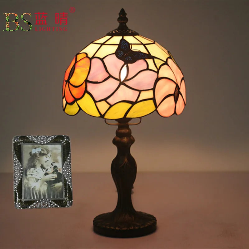 modern led flower lamp lighting nordic decor ceramic gourd lamp led lamp deco iron table lamps