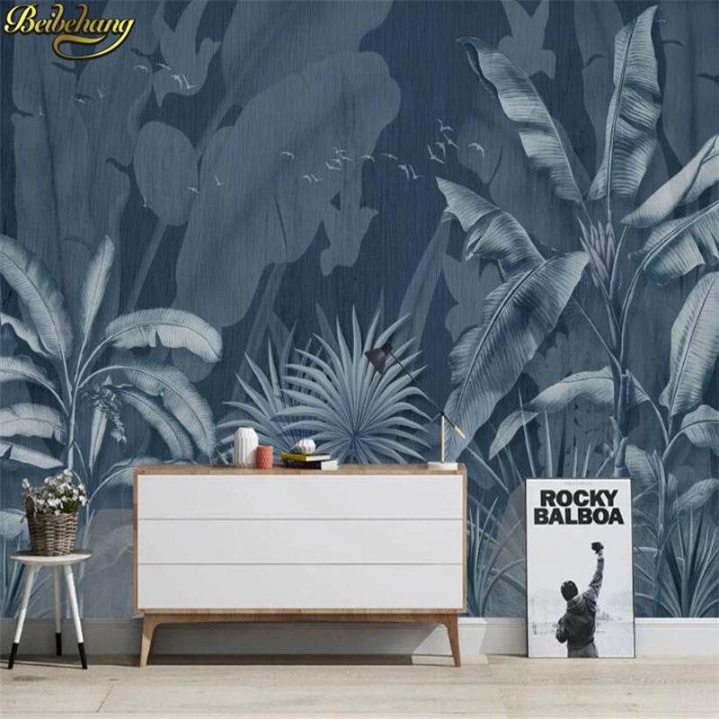 Custom Southeast Asian tropical plants banana tree Wallpaper Mural Landscape Photo murals wall papers home decor Wall stickers