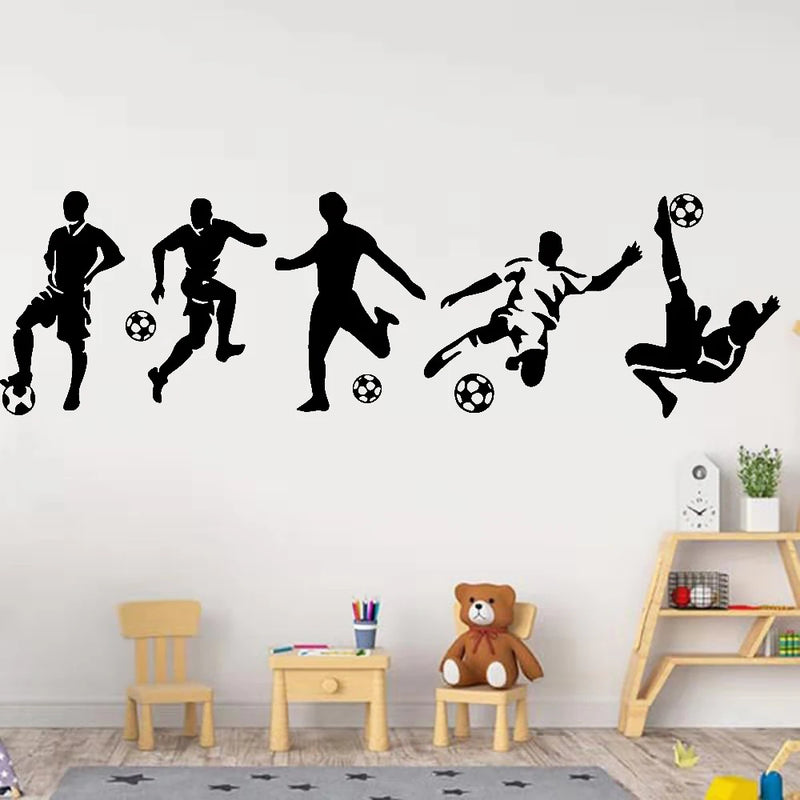 Diy Beckham football Wall Sticker Pvc Wall Art Stickers Modern Fashion Wallsticker For Kids Rooms Nursery Room Decor Decal Mural