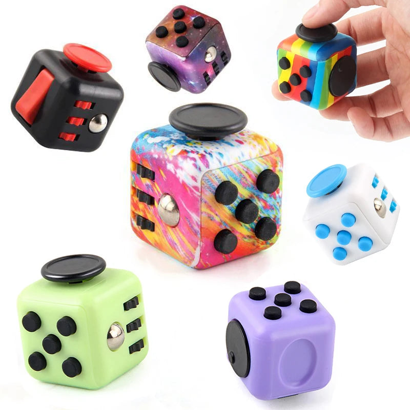 Color Cubes Antistress Toys Fidget Decompression Toy Anti-stress Anti Stress Games For Adults Antistress anxiety Kids Gift