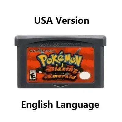 GBA Game Cartridge 32 Bit Video Game Console Card Pokemon Series FireRed Rocket Unbound Radical Red Sienna Sweet for GBA