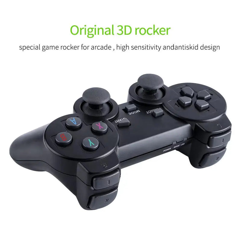 Video Game Console 64G Built-in 20000 Games Retro handheld Game Console Wireless Controller Game Stick For Children Xmas Gifts