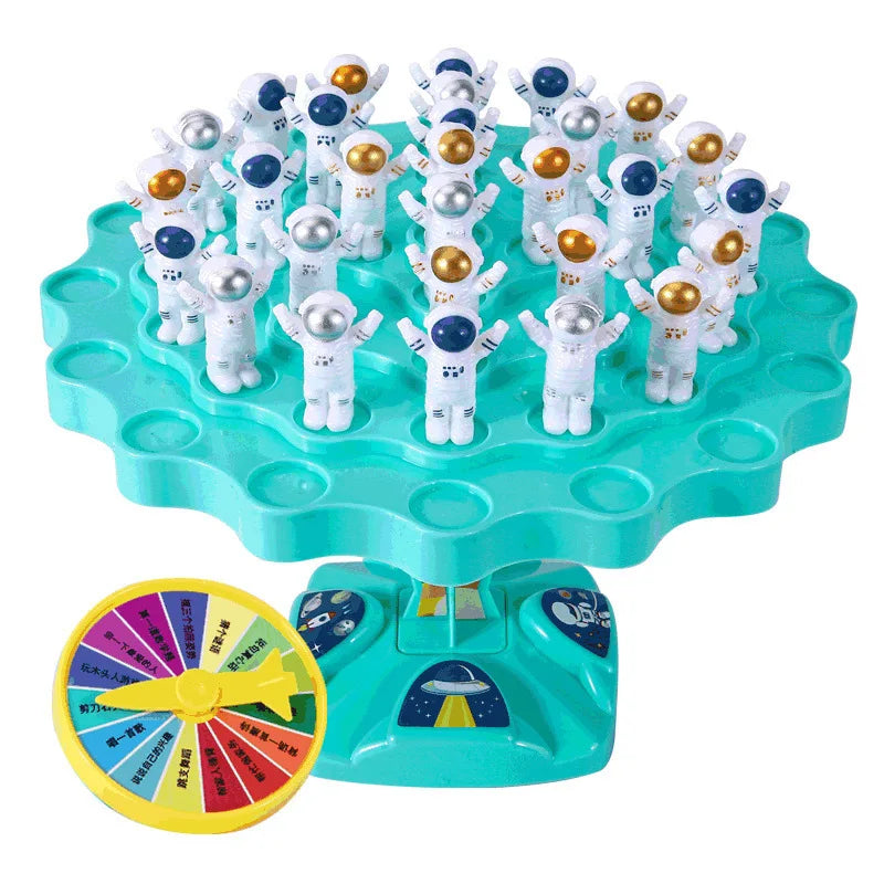 Spaceman Balance Tree Toy Children's Educational Montessori Math Toys Balancing Board Parent-Child Interaction Table Games