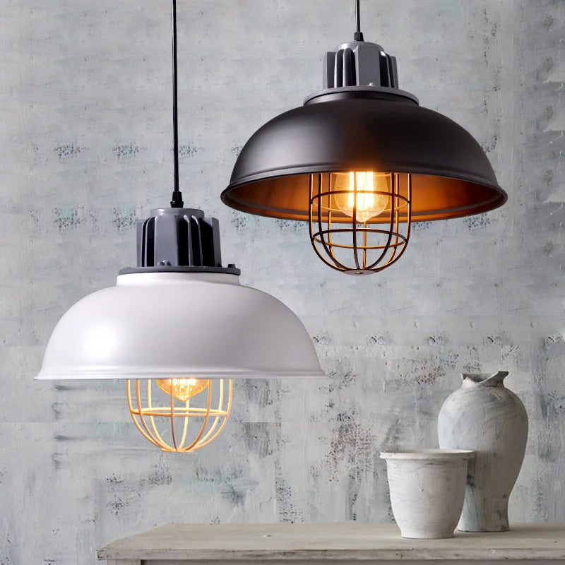 Vintage Pendant Light Retro Loft Chandelier Pendant Lamp E27 Industrial Hanging Lights LED Edison Home Lighting for Living Room