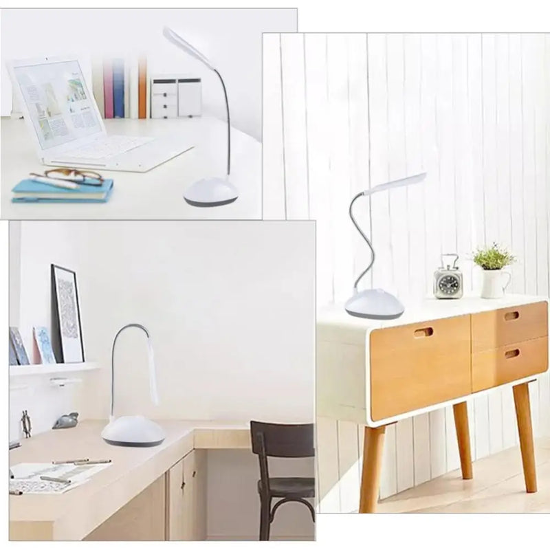 Table Lamp Foldable Bedroom AAA Battery Powered LED Desk Lamp Study Book Lights Bedside Lamp Reading Lamp Student Office Lamp