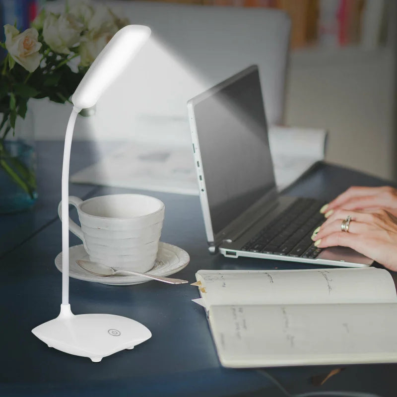 LED Rechargeable Desk Lamp USB Charging Reading Lamps Table Light 3-Level Dimmable Eye Protection Student Study Night Lights