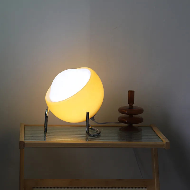 Bauhaus Planet Creative Glass Table Lamp Bedroom Bedside Study Studio Home Atmosphere Decorative Protein Ball Desk Lights Gifts