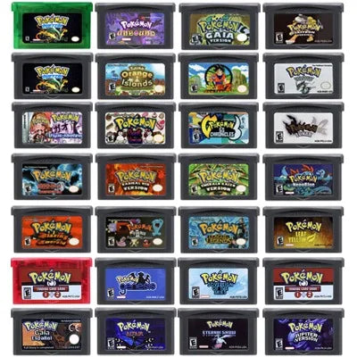 GBA Game Cartridge 32 Bit Video Game Console Card Pokemon Series FireRed Rocket Unbound Radical Red Sienna Sweet for GBA