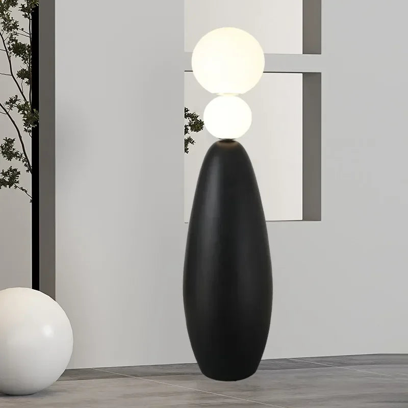 Nordic Led Floor Lamp Gourd Shape Italian Designer Lighting for Living Room Bedroom Sofa Stand Light Corner Lamp Decor