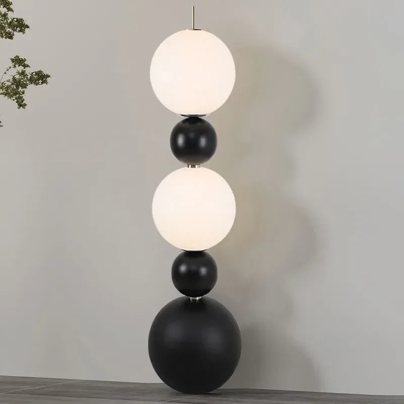 Nordic Led Floor Lamp Gourd Shape Italian Designer Lighting for Living Room Bedroom Sofa Stand Light Corner Lamp Decor