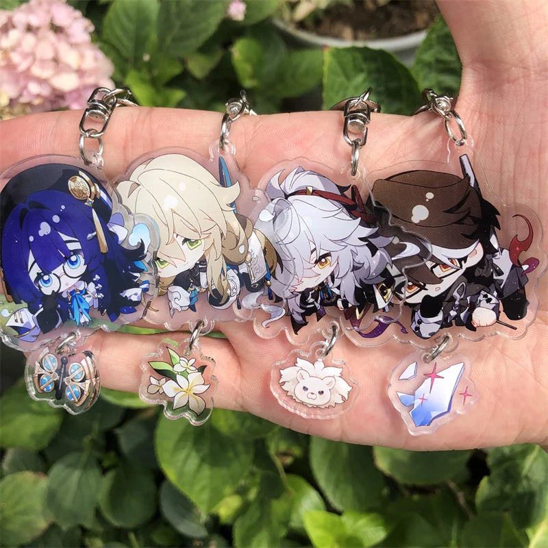 Honkai: Star Rail Imbibitor Lunae Sampo Koski Gepard Landau Keychain Accessories Game Anime Cosplay Pendant Prop Badge Gift