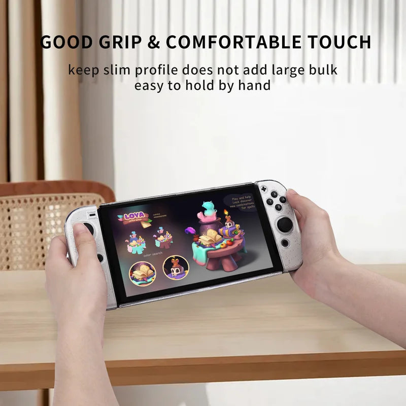 Soft TPU Crystal Glitter Case for Switch Lite Oled Console Video Game Accessory Transparent Protective Cover for Switch Skin