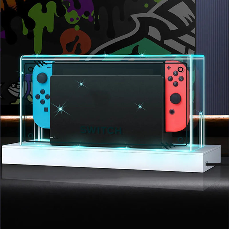 Clear Dust Cover for Nintendo Switch Oled Protection Cover Protective Sleeve Acrylic Display Box Shell Games Accessories