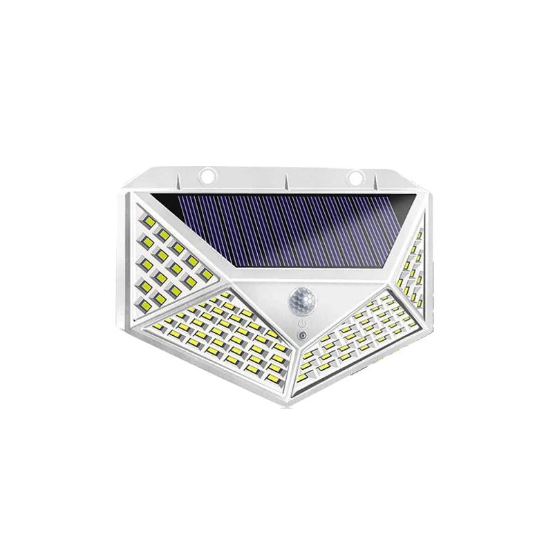 1/2/4/8/9PCS Solar Light Outdoor 100 LED Wall Lamp PIR Motion Sensor Lamp Waterproof LED Lights For Garden Street Decoration