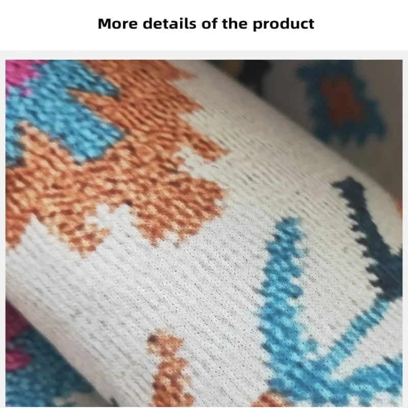 Moroccan Ethnic Carpet Living Room Bedroom Vintage Balcony Rug Home Foldable Washable Floor Mat Bedside Rugs Ковер В Гостиную