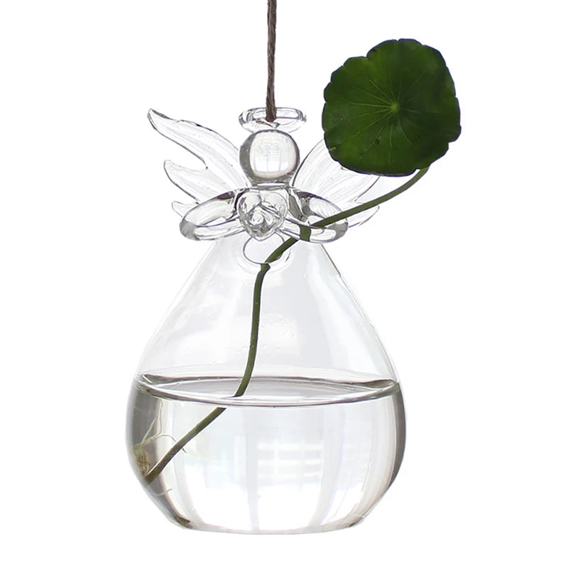 Home Planters Clear Glass Flower Plant Stand Hanging Vase Ball Terrarium Container For Garden And Home Decor