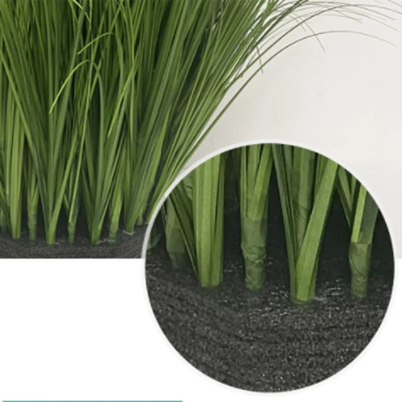 5 Bundles Wheat Grass Onion Grass Plastic Grass Plants Artificial Flower Arrangement Faux Home Wedding Decoration 60cm Length