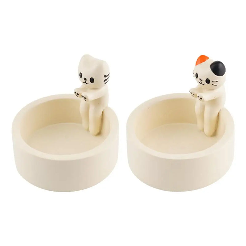 Kitten Candle Holder Warming Its Paws Cute Scented Light Holder Cute Grilled Cat Aromatherapy Candle Holder Desktop Ornaments