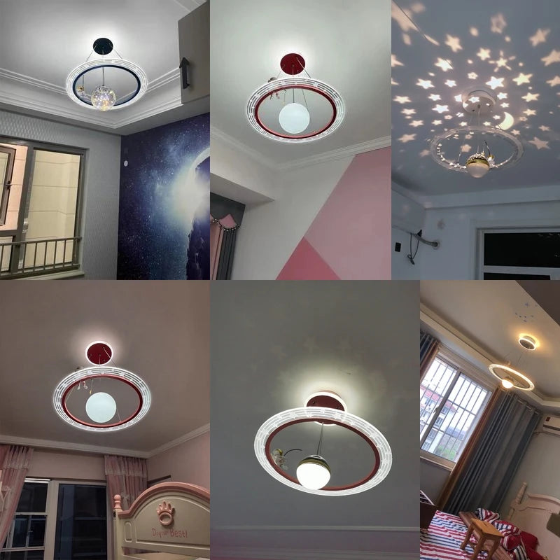 Nordic Modern LED Chandelier Hanging Lamp For Bedroom Dining Living Room Loft Cloakroom Ceiling Mounted Home Creative decoration