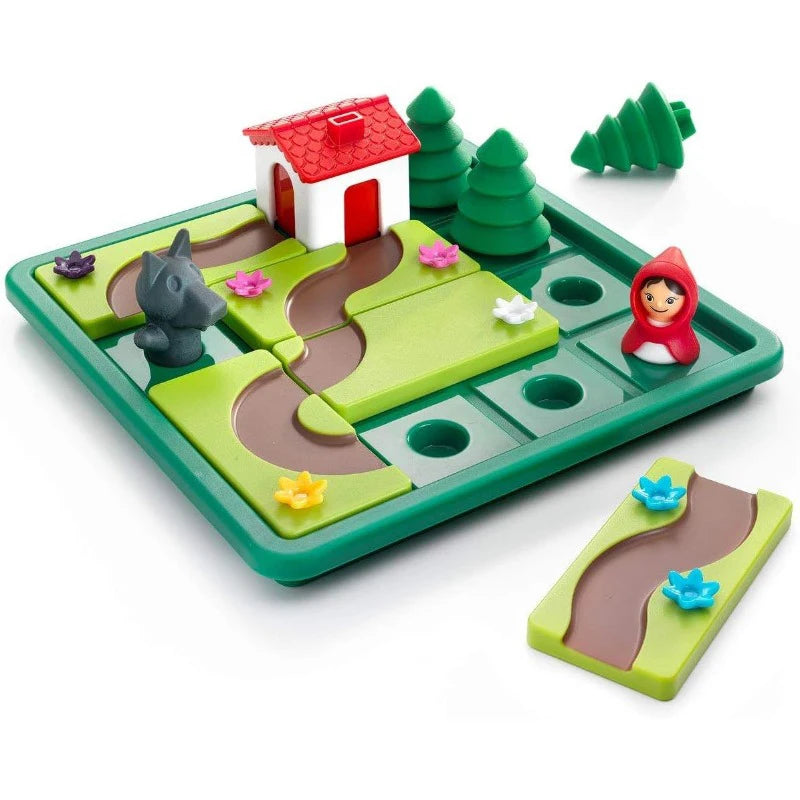 Little Red Riding Hood Smart Hide&Seek Board Games With Solution Skill-Building Puzzle Logic Game IQ Training Toy Children Gift