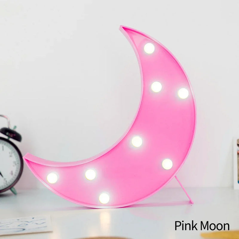 Lovely Christmas LED Night Lights Party Decor Cloud Star Moon Creative Led Lamp Indoor Lighting for Home Desktop Kids Room Decor