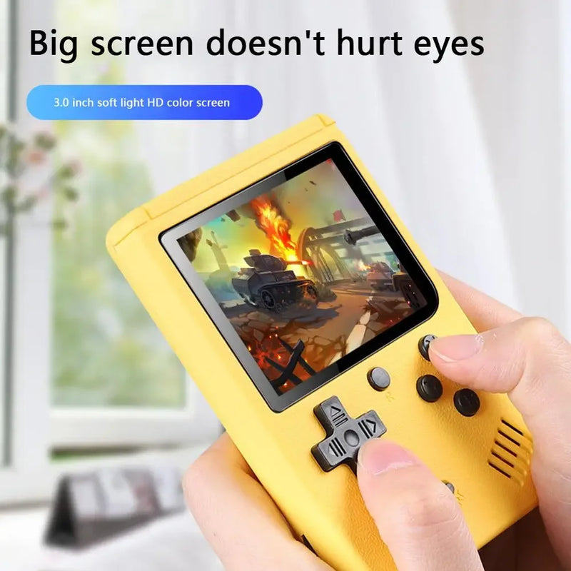 Retro Portable Macarone Mini Handheld Video Game Console 8 Bit 3.0 Inch Color LCD Kids Color Game Player Built in 500 Games