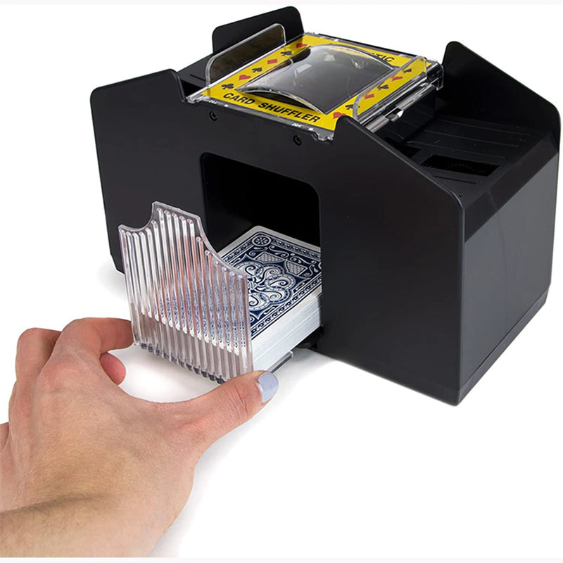 Automatic Playing Card Shuffler Mixer Games Poker Sorter Machine Dispenser for Travel Home Festivals Xmas Party Battery Operated