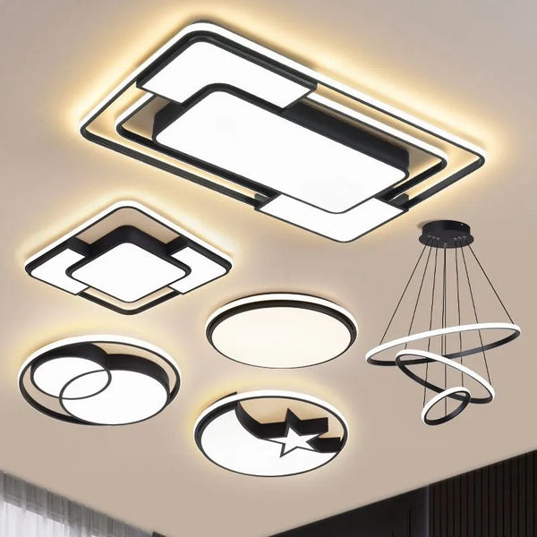 Modern LED Ceiling Light Home Simplicity Indoor Decor Living Room Dining Room Kitchen Loft Bedroom Study Nordic Personality Lamp