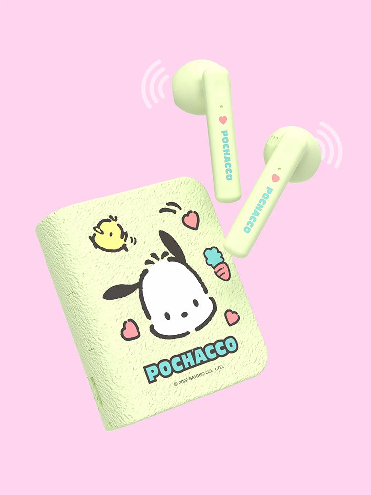 Sanrio Kuromi Bluetooth Earphones Cinnamoroll True Wireless Headset Pochacco Sport Noise Reduction Touch Control Games Headphone