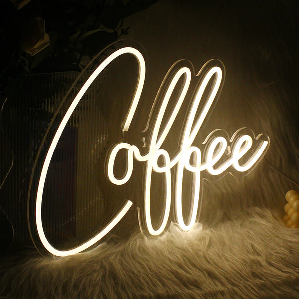 Wanxing Coffee Shop Neon Sign Led Acrylic Custom Light Christma Gift Home Party Club Restaurant Room Beautiful Art Decorate Wall