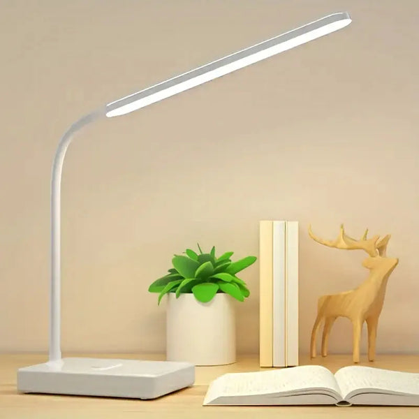 LED Table Lamp Dimmable Touch Night Light Eye Protection Foldable Table Lamp USB Rechargeable Study Reading Light Bedside Lamp