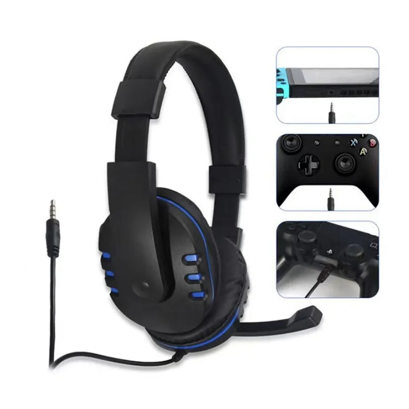 Earphone Gamer Headset P3 Bass Microphone Pc Games