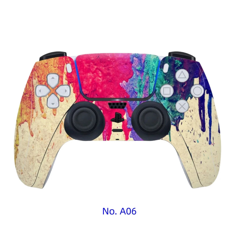 Decal Skin Sticker For PlayStation 5 PS5 Gamepad Controller Joystick Gameing Accessories Protective Anti-slip dust Stickers