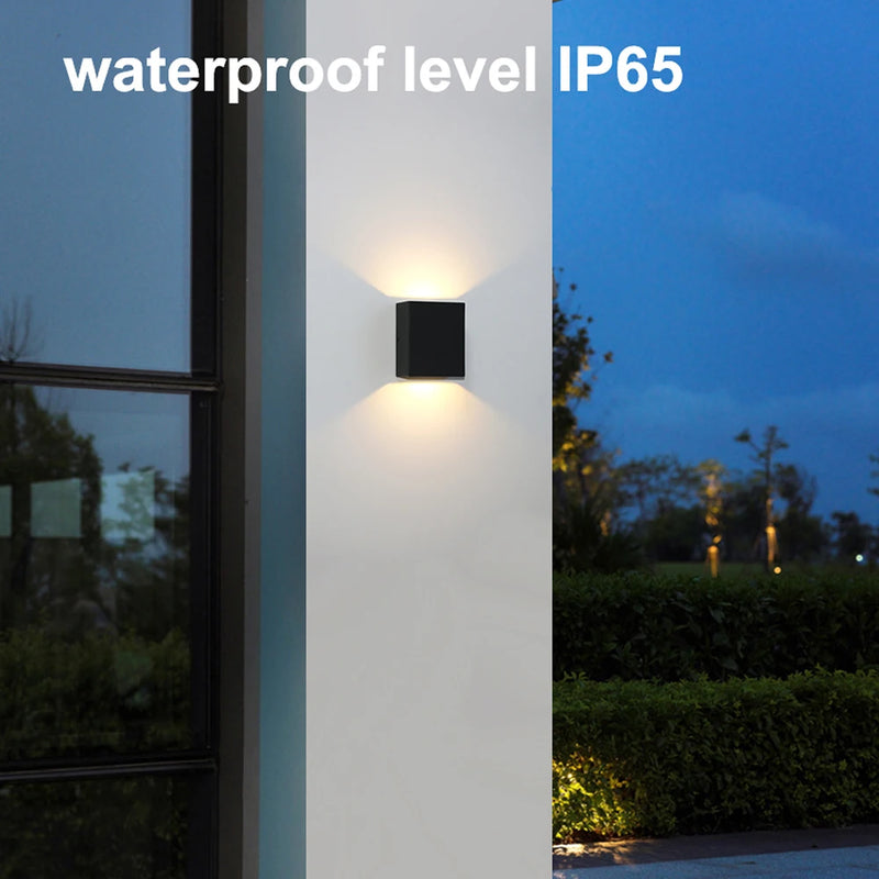 6W LED Outdoor Waterproof Wall Lamp Bedroom Living Room Indoor Wall Light Home Lighting Garden Aisle Corridor Decorate Sconce