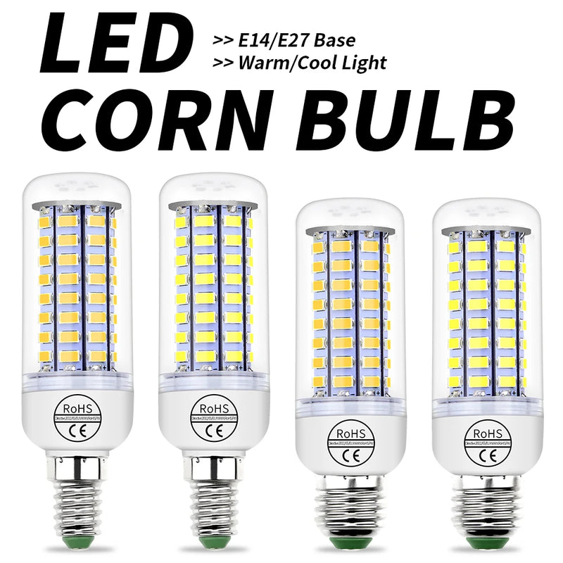 220V 5730 Light Corn Bulb Home Decoration E14 Bombillas Indoor Spotlight Lamp For Home House Living Room Lighting Living Room