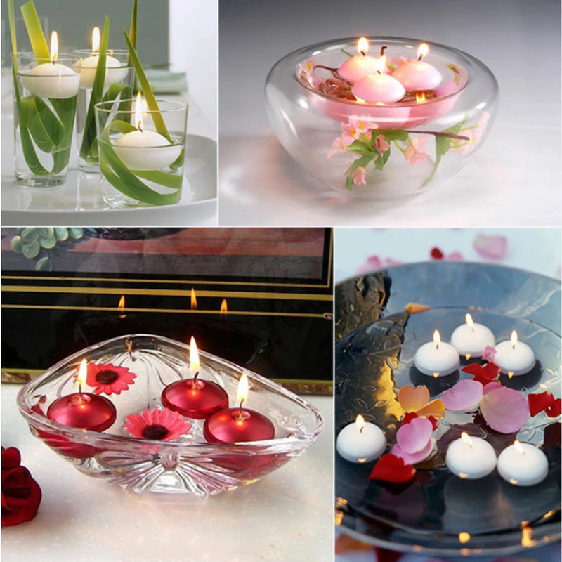 10pc/lot Smokeless Floating Candles Spherical Floating On The Water Valentine's Day Wedding Romantic Confession Party Decoration