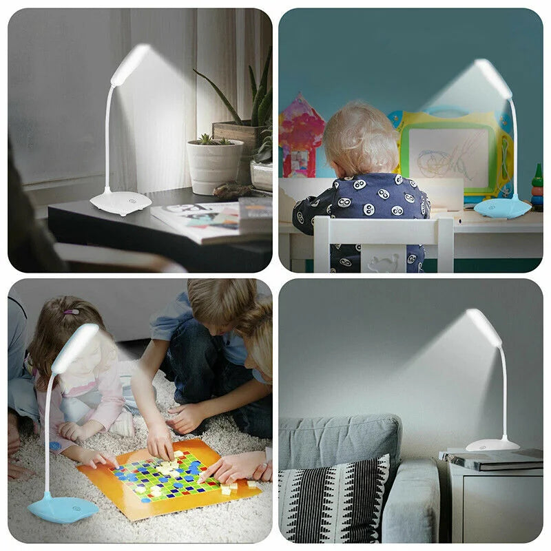 LED Rechargeable Desk Lamp USB Charging Reading Lamps Table Light 3-Level Dimmable Eye Protection Student Study Night Lights