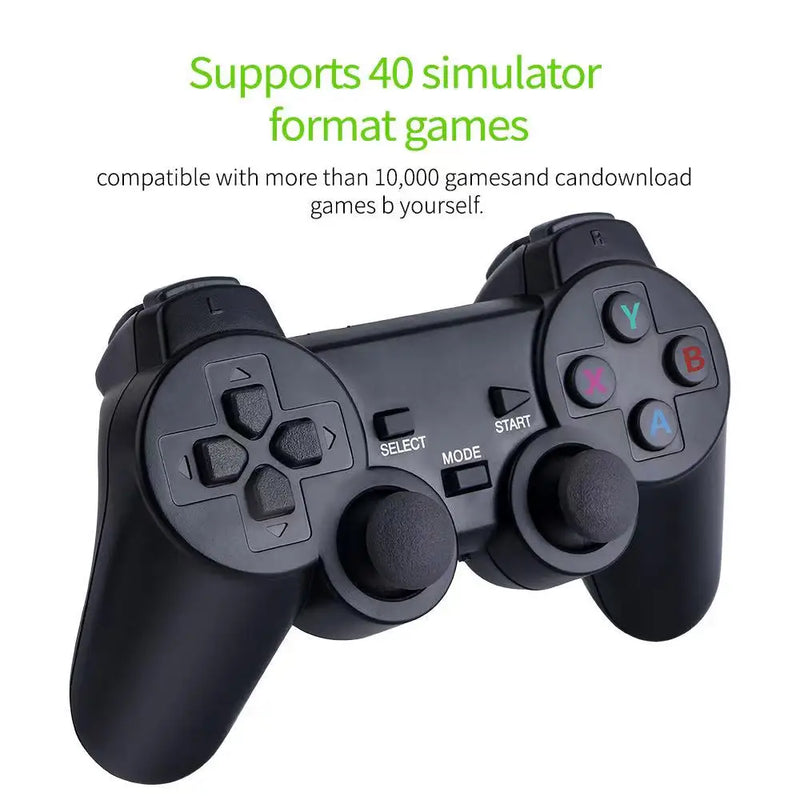 BOYHOM 4K Game Stick Lite Video Game Console 64GB Wireless Controller For 20000 Retro Games Kid Xmas Gift