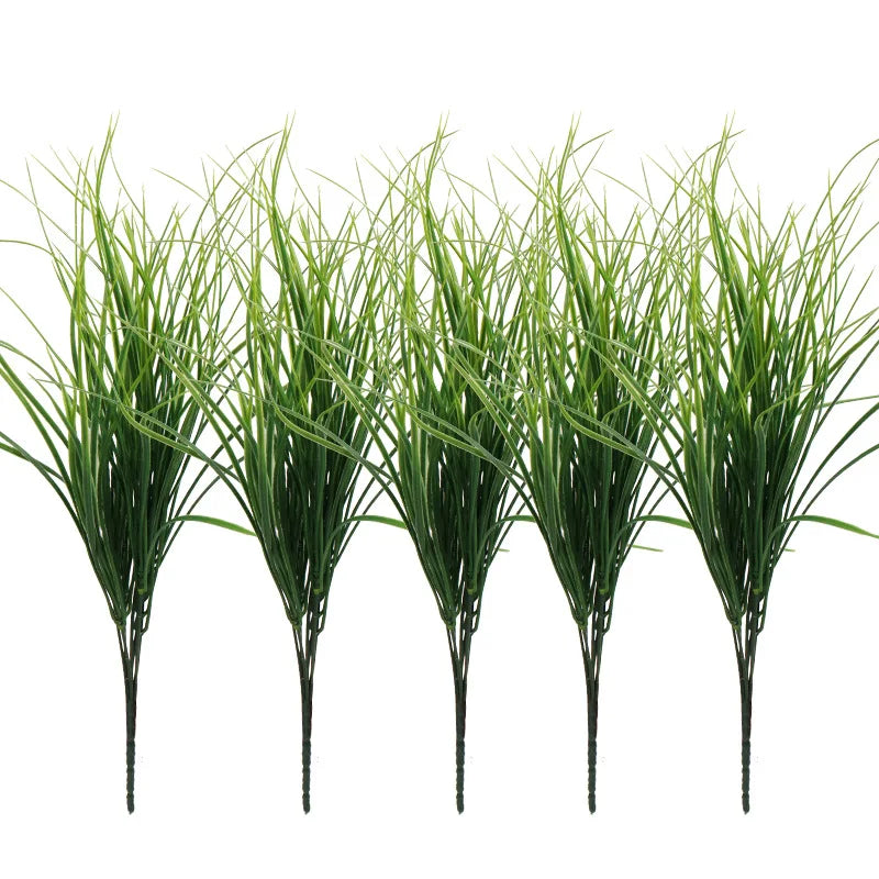 Artificial Fine Grass Plastic Plant Shooting Props Green Plant Flower Arrangement Home Decoration House Decoration