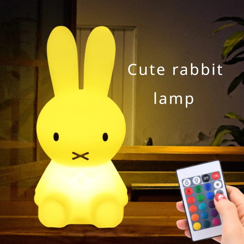 Cartoon Night Light Bedroom Soft Lamp with Sleeping Table Light Children's Female Baby Feeding Eye Protection LED Female Light