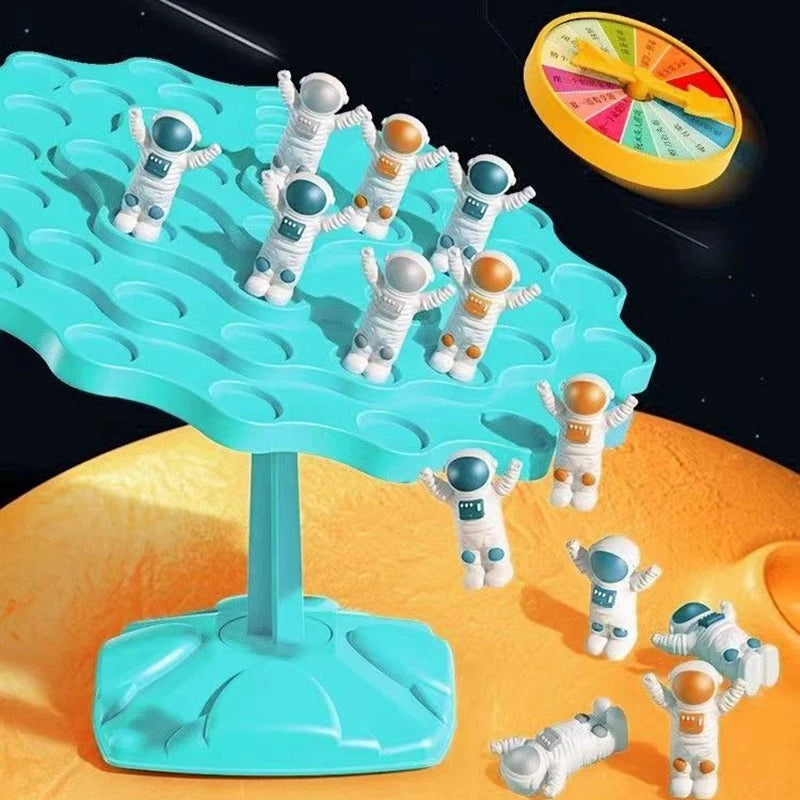 Spaceman Balance Tree Toy Children's Educational Montessori Math Toys Balancing Board Parent-Child Interaction Table Games