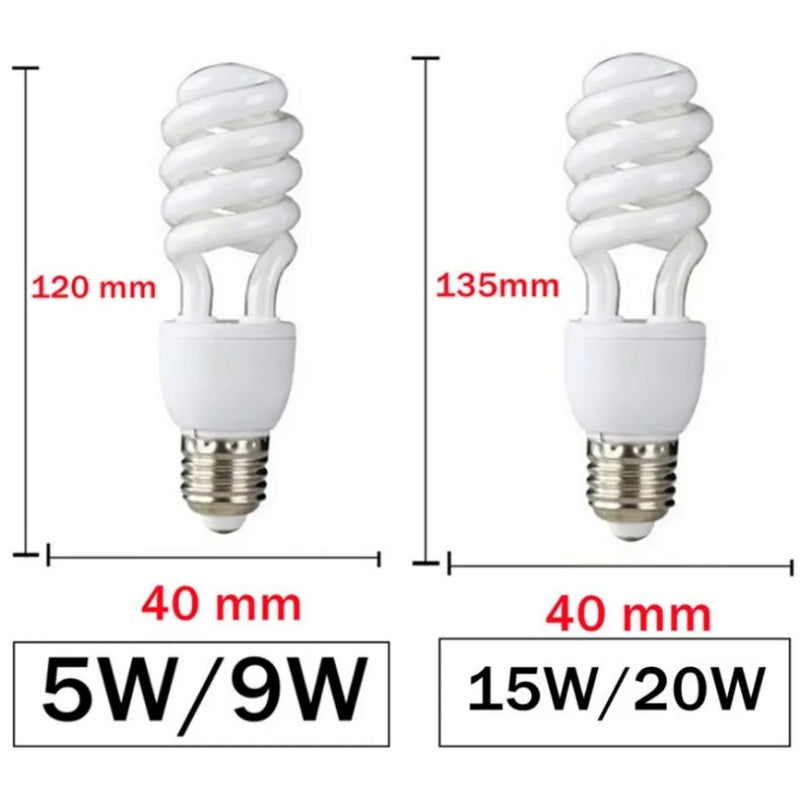 PwwQmm E27 AC220V Light Bulb Energy-saving Lamps Tubes E27 5-45W Retro Decor Lamps Bright Bulbs LED Lamp Home Decoration Lamp