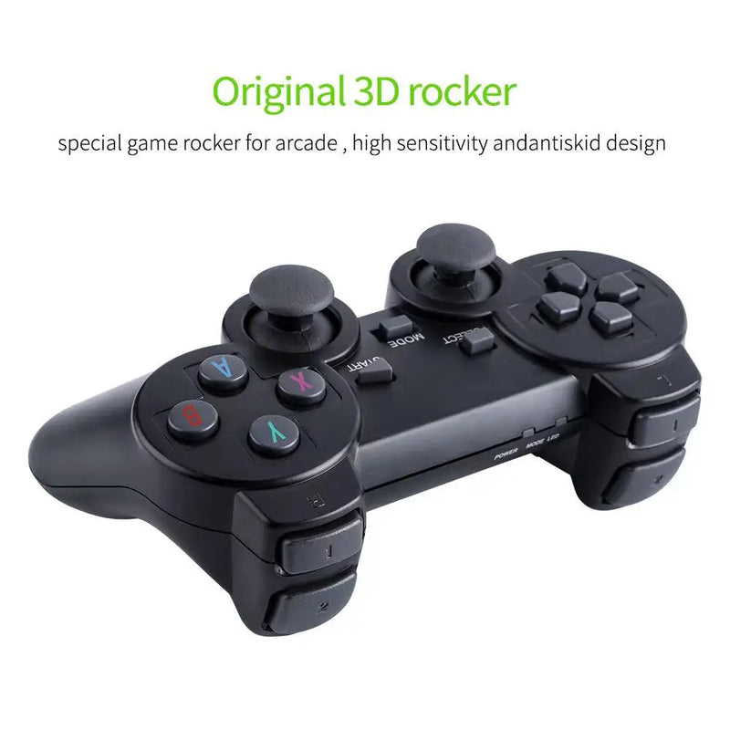 BOYHOM 4K Game Stick Lite Video Game Console 64GB Wireless Controller For 20000 Retro Games Kid Xmas Gift