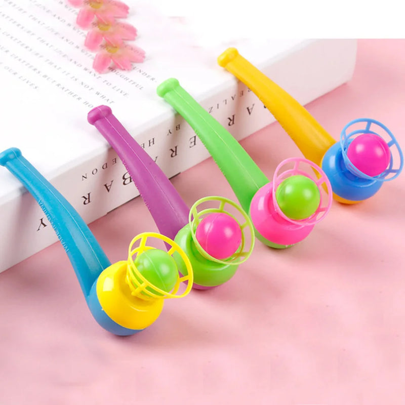 3pcs Plastic Pipe Blowing Ball Kids Toys Outdoor Games Balance Training Educational Toys Learning Toys for Children Funny Gifts